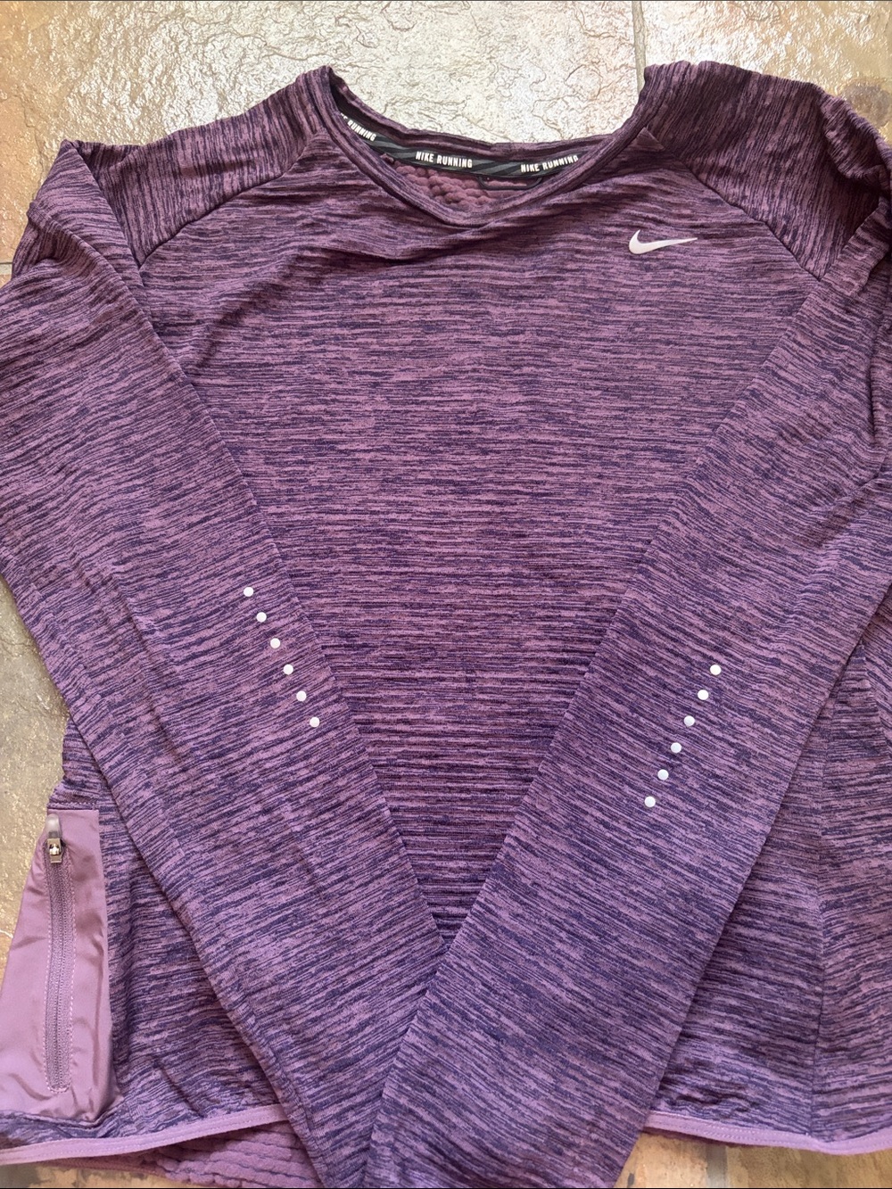 Nike Women’s Purple Long-Sleeve Running Top